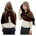 thumbnail image 2 of Hooded Cloak Cape Shawl Wrap Cowl Fair Attire Accessory, 2 of 5