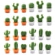 thumbnail image 1 of 24pcs Frigorífico Frigorífico Cactus estereoscópico Calcomanías Frigorífico Pegatinas Cocina Dibujos animados Calcomanías, 1 of 5