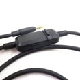 thumbnail image 3 of Inline Volume Mute Control Earphone Cable for Beyerdynamic MMX300 II Headphones, 1.3m Length Black, 3 of 7