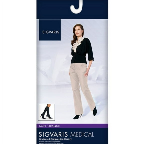 Sigvaris Women's Soft Opaque 841 Calf 15-20mmHg-Small Short-Nude