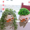 thumbnail image 6 of LUXERAD Smiley Face Guitar Planter with Drainage Holes for Succulents, 6 of 6