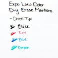 thumbnail image 5 of EXPO 80074 Low-Odor Dry Erase Markers, Chisel Tip, Assorted Colors, 4-Count, 5 of 7