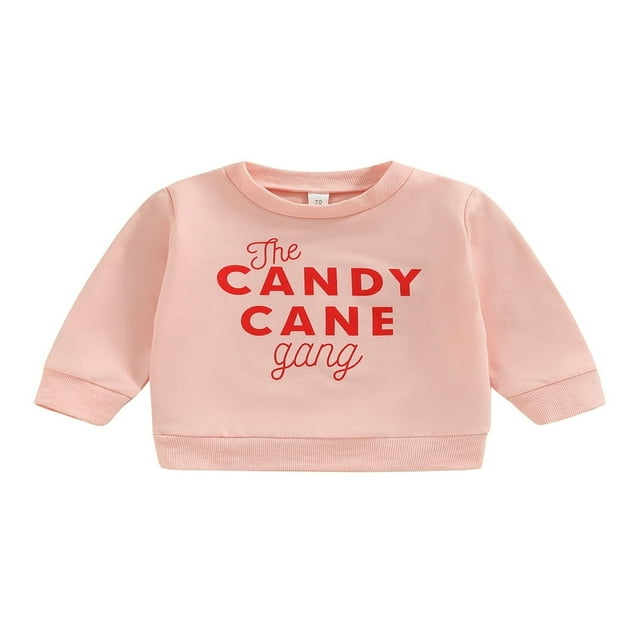 Baby Shirt Long Sleeve Neck Letters Street Party Loose Tops