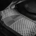 thumbnail image 3 of FH Group Universal Fit Trimmable Rubber Car Floor Mats for Car Auto Sedan SUV Van, Full Set, 3 of 7