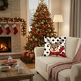 thumbnail image 4 of FastXmas Christmas Pillow Covers 18x18 Inch Pillow Covers Xmas Decorations Merry Christmas Pillows Winter Holiday Farmhouse Seasonal Throw Case Decor for Sofa Couch, 4 of 6