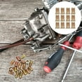 thumbnail image 2 of 40pcs Threaded Insert M6x15 Furniture Screw In Nut Threaded Bolt Fastener Wood Nut, 2 of 9