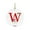 W, variant on SugarBloom 2D Acrylic Book Lover Christmas Ornament - Festive Reading Theme Hanging Decoration for Tree, Home, and Bookworm Gift,V