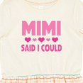 thumbnail image 4 of Inktastic Mimi Said Could Funny Granddaughter Girls Toddler Dress, 4 of 5