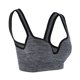 thumbnail image 4 of Mujer Yoga Fitness Stretch Entrenamiento Camiseta sin mangas Chaleco sin costuras Sujetador deportivo acolchado inalámbrico (Negro M), 4 of 5