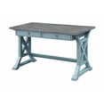 thumbnail image 2 of Coast To Coast Imports Bar Harbor II Solid Wood Cream 2-Drawer Writing Desk, 2 of 10