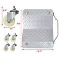 thumbnail image 4 of Heavy Duty Car Dolly Set (4-Piece), 6000lb Capacity Wheel Dollies with Locking Casters for Cars, Trucks & Equipment (11.5"x15" Each), 4 of 8