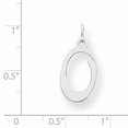 thumbnail image 2 of 925 Sterling Silver Dainty Letter O Initial Name Monogram Necklace Charm Pendant, 2 of 6