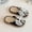 Black, variant on BXJX Girls Slide Sandals, Soft Sole Non Slip Fashion Open Toe Kids Summer Shoes Black Size 3(Big Kids)