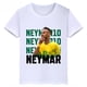 thumbnail image 3 of Camiseta de algodón blanca informal de verano con estampado de avatar de Neymar para niños y niñas, camiseta deportiva de manga corta, 3 of 5