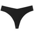 thumbnail image 1 of AherBiu Culottes String pour Femmes Sans Coutures Mignonnes Invisibles Bikini Culottes Extensibles Taille en V Culottes Confort, 1 of 2