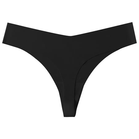 Bigersell Cotton Bikini Underwear Women Clearance Womens Boxers Briefs Underwear Tangas Panty Style P-403 Spandex Thong Panties Plus Size Thongs Ladies Briefs High Waist Women s Panties Black S
