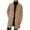 Khaki, variant on uikmnh Winter Coats for Men Long Overcoat Anorak Jacket Classic Trench Coat for Winter Warmth and Windproof Outerwear Size:XL