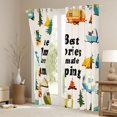 thumbnail image 3 of Erosebridal Kids Happy Camping Blackout Curtains Set of 2 (52x84 Each),Kawaii Camper Window Curtains for Boys Girls,Luxury Bedroom Decor, 3 of 6