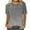 Gray, variant on Uaswgudfs Women's Gradient Color Casual Half-Sleeve Crew Neck Tee Blouse - 2025 Summer Collection T-Shirt Y2K Top