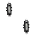 thumbnail image 1 of relayinert USB Bike Tail Light Bicycle Safety Cycling Reminding Rear Lamp Waterproof Taillight Wide Range Accessories Gear White 2Set, 1 of 6
