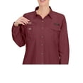 thumbnail image 3 of Little Donkey Andy Women's UPF 50+ UV Protection Shirt, Long Sleeve Fishing Shirt, Breathable and Fast Dry B.Dark Red L, 3 of 7