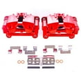 thumbnail image 2 of Power Stop Rear Pair of Red Powder Coated Calipers S5036, 2 of 4