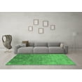 thumbnail image 3 of Ahgly Company Indoor Rectangle Oriental Emerald Green Industrial Area Rugs, 2' x 4', 3 of 4