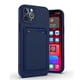 thumbnail image 1 of Funda tipo billetera de silicona líquida para iPhone 12 13 mini 11 14 Pro Max, funda con ranura para tarjetero para iPhone XR Xs 8 Plus, funda de bolsillo delgada Tan Jianjun unisex, 1 of 2