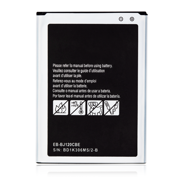 Batterie de Remplacement Compatible pour Samsung Galaxy J1 Luna SM-S120VL (J120 / 2016) / Galaxy Express 3 (EB-BJ120CBU/E)