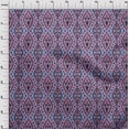 thumbnail image 3 of oneOone Tissu Polyester Lycra Imprimé Géométrique Ikat BTY 56 Pouces de Large, 3 of 4