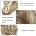 thumbnail image 4 of Qarigey Extensión de peluca de fibra de alta temperatura decorativa de moda reemplazo Artificial Cosplay cola de caballo postizo pelo falso Cuidado del cabello Tipo 1, 4 of 6