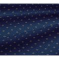 thumbnail image 4 of oneOone Cotton Jersey Navy Blue Fabric Diamond Shape Small Craft Projects Decor Fabric Printed By The Yard 58 Inch Wide, 4 of 4