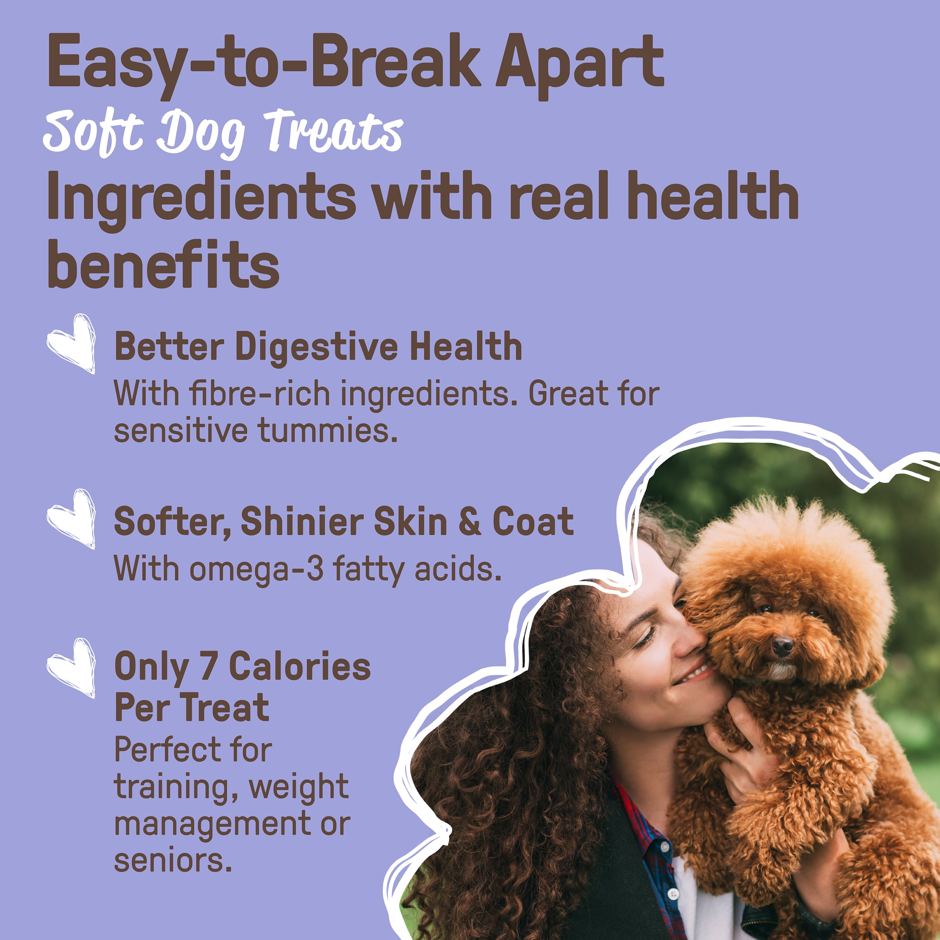 COOKIE PAL Blueberry & Pumpkin Soft Baked Bites Human Grade and Organic Dog Treats 250g, COOKIE PAL B&P 250g