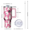 thumbnail image 2 of Halloween Ghosts with Boo Tumbler with Handle and Lid,40oz Double Wall Vacuum Insulated Tumbler,Cups Gift for Women and Men, 2 of 7