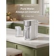 thumbnail image 3 of DREO Reverse Osmosis Water Filter Countertop, RO Filtration System, 3:1 Pure to Drain, TDS & Filter Life & 2 Autofill Pitchers, Install-Free, Self-Cleaning Water Purifier, RO Water Filter 5L White, 3 of 8