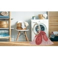 thumbnail image 2 of Ahgly Company Tapis d'Intérieur Lavable en Machine Carré Transitionnel Rose Pastel, 3 Pieds Carré, 2 of 7