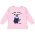 thumbnail image 3 of Inktastic Happy Birthday, Mimi- Cute Penguins Boys or Girls Long Sleeve Toddler T-Shirt, 3 of 5