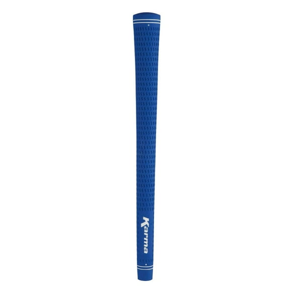 Karma Poignées de Golf en Velours Bleu Taille Moyenne (+1/32 Pouces)