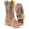 thumbnail image 3 of Men's Tin Haul Money Maker Boots With Bald Eagle Sole Handcrafted Brown, 3 of 3