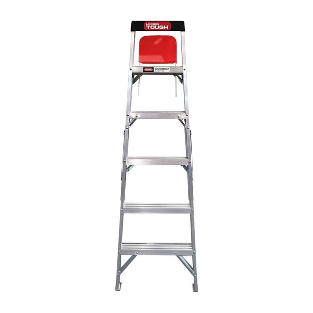 Escalera de Aluminio Hyper Tough Tipo Tijera II de 5 Escalones