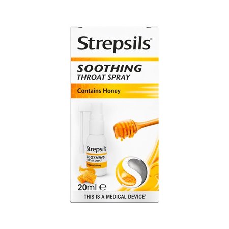 Strepsils Soothing Throat Spray Honey Flavor 20ml