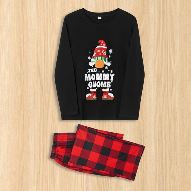 Disfraz Premium Conjunto de pantalón de 2 piezas con estampado de Caperucita Roja Traje familiar informal (Mamá-S) Kuymtek Negro T S para Unisex