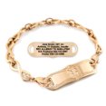 thumbnail image 1 of MedicEngraved Rose Gold Stainless Steel Custom Medical Alert Bracelet - 6mm Infinity Link, 1 of 7
