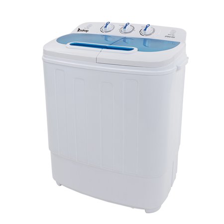 ZOKOP Compact Electric Semi-automatic Clothes Washing Machine Double Tub Mini Garment (Best Time To Purchase Washer And Dryer)