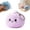 Purple, variant on Dumpling Plush Keychain, Lovely Plush Steamed Dumpling Keychain Soft Bun Ornament for Purses Bags and Keys