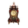 thumbnail image 4 of BEADCEST 1Pcs Small Clocks Plastic Silent Sweep Second Mechanism European Style Table Clock Friends, 4 of 8