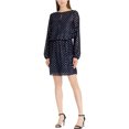 thumbnail image 1 of Mini vestido metálico para mujer de American Living, azul, 8, 1 of 2