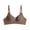 Brown, variant on Iugvhana Push Up Bra for Women Seamless No Underwire Bra Breathable Wireless Bras Comfortable Full Coverage Smooth Supportive Bra Green S