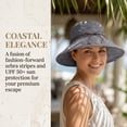 thumbnail image 2 of Tirrinia Wide Brim Sun Hat UPF 50 Foldable Bucket Summer Hat for Women Girls, 2 of 7
