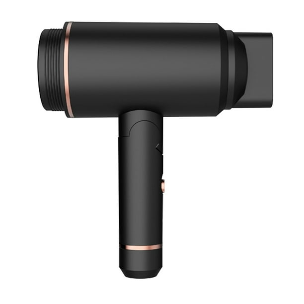 Secador de pelo portátil de viaje de doble voltaje, secador de pelo pequeño y ligero con mango plegable, secador de pelo con accesorio concentrador para mujeres y hombres